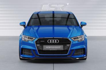 CSR Frontspoiler | Cup-Spoilerlippe mit ABE für Audi A3 S-Line / S3 8V CSL612-L Lackierung erforderlich (unlackiert roh)