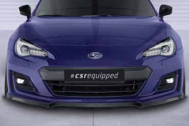 CSR Frontspoiler | Cup-Spoilerlippe mit ABE für Subaru BRZ CSL613-S strukturiert schwarz matt (keine Lackierung erforderlich)