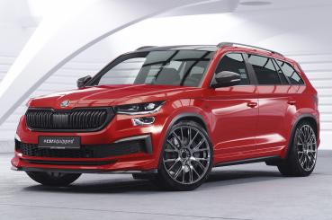 CSR Frontspoiler | Cup-Spoilerlippe mit ABE für Skoda Kodiaq CSL614-G Glossy schwarz Hochglanz (keine Lackierung erforderlich)