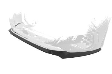 CSR Frontspoiler | Cup-Spoilerlippe mit ABE für Audi A3 8Y Limousine CSL616-G Glossy schwarz Hochglanz (keine Lackierung erforderlich)