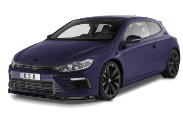 CSR Frontspoiler | Cup-Spoilerlippe mit ABE für VW Scirocco (Typ 13) R CSL617-S strukturiert schwarz matt (keine Lackierung erforderlich)
