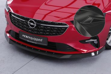 CSR Frontspoiler | Cup-Spoilerlippe mit ABE für Opel Insignia B CSL619-C Carbon Look Hochglanz (keine Lackierung erforderlich)