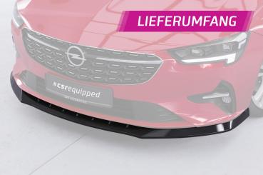 CSR Frontspoiler | Cup-Spoilerlippe mit ABE für Opel Insignia B CSL619-C Carbon Look Hochglanz (keine Lackierung erforderlich)