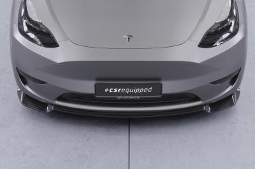 CSR Frontspoiler | Cup-Spoilerlippe mit ABE für Tesla Model Y CSL620-L Lackierung erforderlich (unlackiert roh)