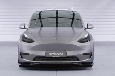 CSR Frontspoiler | Cup-Spoilerlippe mit ABE für Tesla Model Y CSL620-L Lackierung erforderlich (unlackiert roh)