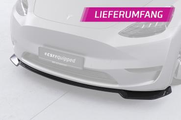 CSR Frontspoiler | Cup-Spoilerlippe mit ABE für Tesla Model Y CSL620-L Lackierung erforderlich (unlackiert roh)