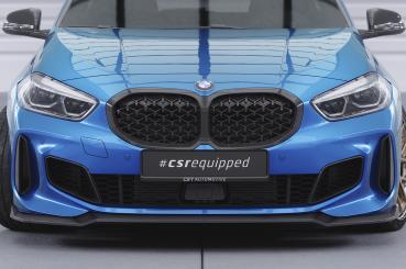 CSR Frontspoiler | Cup-Spoilerlippe mit ABE für BMW 1er F40 M-Paket CSL621-C Carbon Look Hochglanz (keine Lackierung erforderlich)