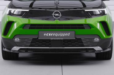 CSR Frontspoiler | Cup-Spoilerlippe mit ABE für Opel Mokka B / Mokka-E CSL628-C Carbon Look Hochglanz (keine Lackierung erforderlich)