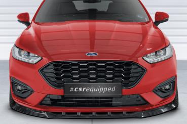 CSR Frontspoiler | Cup-Spoilerlippe mit ABE für Ford Mondeo MK5 BA7  Turnier ST-Line CSL629-G Glossy schwarz Hochglanz (keine Lackierung erforderlich)
