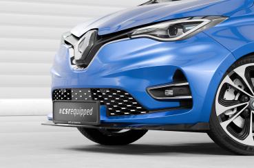 CSR Frontspoiler | Cup-Spoilerlippe mit ABE für Renault Zoe CSL632-G Glossy schwarz Hochglanz (keine Lackierung erforderlich)