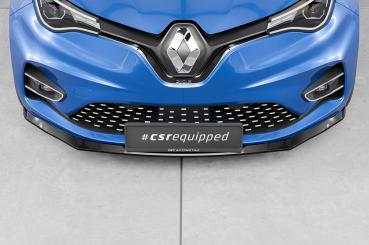 CSR Frontspoiler | Cup-Spoilerlippe mit ABE für Renault Zoe CSL632-G Glossy schwarz Hochglanz (keine Lackierung erforderlich)