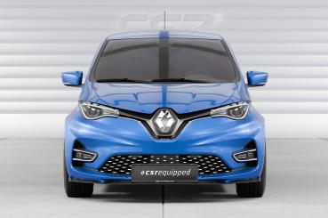 CSR Frontspoiler | Cup-Spoilerlippe mit ABE für Renault Zoe CSL632-G Glossy schwarz Hochglanz (keine Lackierung erforderlich)