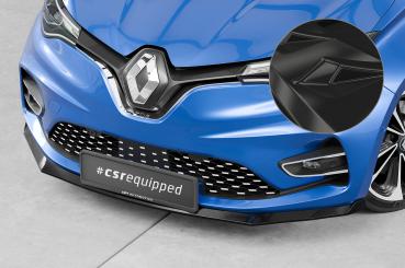 CSR Frontspoiler | Cup-Spoilerlippe mit ABE für Renault Zoe CSL632-G Glossy schwarz Hochglanz (keine Lackierung erforderlich)