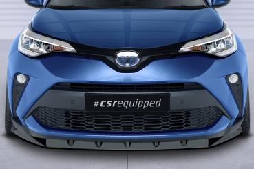 CSR Frontspoiler | Cup-Spoilerlippe mit ABE für Toyota C-HR CSL634-C Carbon Look Hochglanz (keine Lackierung erforderlich)