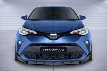 CSR Frontspoiler | Cup-Spoilerlippe mit ABE für Toyota C-HR CSL634-C Carbon Look Hochglanz (keine Lackierung erforderlich)