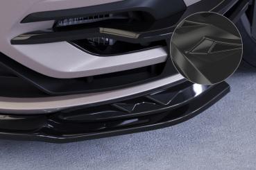 CSR Frontspoiler | Cup-Spoilerlippe / Frontblenden für VW Golf 7 (Typ AU) R CSL636-G Glossy schwarz Hochglanz (keine Lackierung erforderlich)