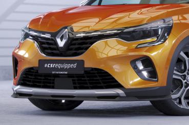 CSR Frontspoiler | Cup-Spoilerlippe mit ABE für Renault Captur 2 CSL637-G Glossy schwarz Hochglanz (keine Lackierung erforderlich)