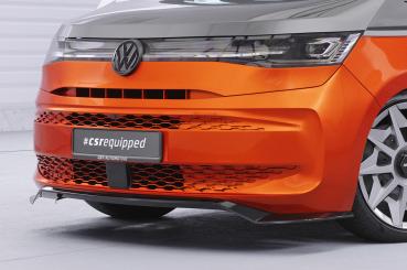 CSR Frontspoiler | Cup-Spoilerlippe mit ABE für VW T7 CSL640-G Glossy schwarz Hochglanz (keine Lackierung erforderlich)