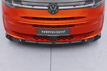 CSR Frontspoiler | Cup-Spoilerlippe mit ABE für VW T7 CSL640-G Glossy schwarz Hochglanz (keine Lackierung erforderlich)