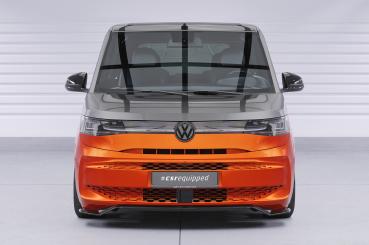 CSR Frontspoiler | Cup-Spoilerlippe mit ABE für VW T7 CSL640-G Glossy schwarz Hochglanz (keine Lackierung erforderlich)