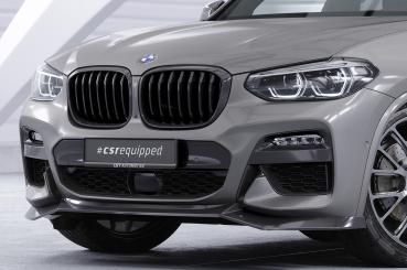 CSR Frontspoiler | Cup-Spoilerlippe mit ABE für BMW X3 G01 / X4 G02 M-Paket CSL642-C Carbon Look Hochglanz (keine Lackierung erforderlich)