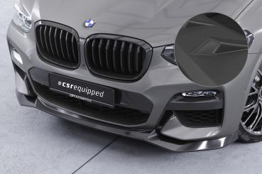 CSR Frontspoiler | Cup-Spoilerlippe mit ABE für BMW X3 G01 / X4 G02 M-Paket CSL642-L Lackierung erforderlich (unlackiert roh)