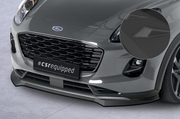 CSR Frontspoiler | Cup-Spoilerlippe mit ABE für Ford Puma Titanium CSL651-S strukturiert schwarz matt (keine Lackierung erforderlich)