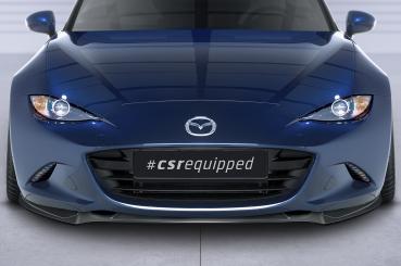 CSR Frontspoiler | Cup-Spoilerlippe mit ABE für Mazda MX-5 (Typ ND) CSL652-G Glossy schwarz Hochglanz (keine Lackierung erforderlich)