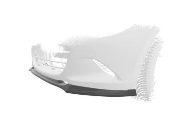 CSR Frontspoiler | Cup-Spoilerlippe mit ABE für Mazda MX-5 (Typ ND) CSL652-G Glossy schwarz Hochglanz (keine Lackierung erforderlich)