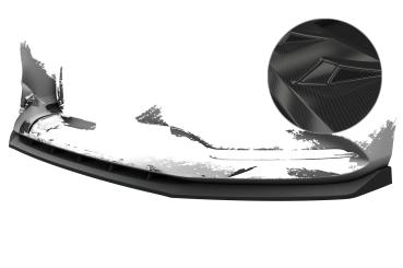 CSR Frontspoiler | Cup-Spoilerlippe mit ABE für Mazda 6 (Typ GL) CSL657-C Carbon Look Hochglanz (keine Lackierung erforderlich)