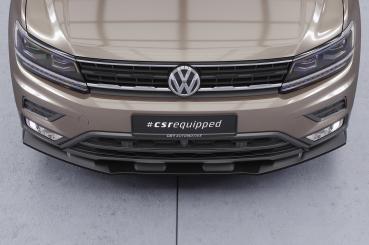 CSR Frontspoiler | Cup-Spoilerlippe mit ABE für VW Tiguan 2 (Typ AD) Basis CSL658-L Lackierung erforderlich (unlackiert roh)