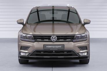 CSR Frontspoiler | Cup-Spoilerlippe mit ABE für VW Tiguan 2 (Typ AD) Basis CSL658-L Lackierung erforderlich (unlackiert roh)