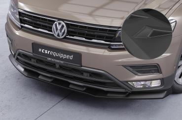 CSR Frontspoiler | Cup-Spoilerlippe mit ABE für VW Tiguan 2 (Typ AD) Basis CSL658-L Lackierung erforderlich (unlackiert roh)