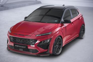 CSR Frontspoiler | Cup-Spoilerlippe mit ABE für Hyundai Kona N/N-Line CSL661-L Lackierung erforderlich (unlackiert roh)