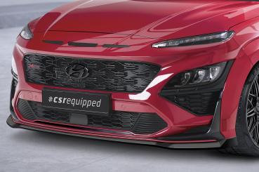CSR Frontspoiler | Cup-Spoilerlippe mit ABE für Hyundai Kona N/N-Line CSL661-L Lackierung erforderlich (unlackiert roh)