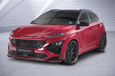CSR Frontspoiler | Cup-Spoilerlippe mit ABE für Hyundai Kona N/N-Line CSL661-L Lackierung erforderlich (unlackiert roh)