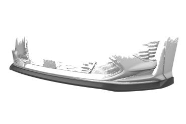 CSR Frontspoiler | Cup-Spoilerlippe mit ABE für Hyundai Kona N/N-Line CSL661-L Lackierung erforderlich (unlackiert roh)