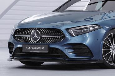 CSR Frontspoiler | Cup-Spoilerlippe mit ABE für Mercedes-Benz A-Klasse 177 A35 AMG/AMG-Line CSL664-L Lackierung erforderlich (unlackiert roh)
