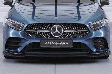 CSR Frontspoiler | Cup-Spoilerlippe mit ABE für Mercedes-Benz A-Klasse 177 A35 AMG/AMG-Line CSL664-L Lackierung erforderlich (unlackiert roh)