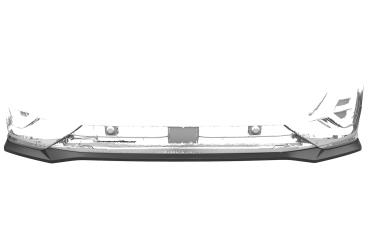 CSR Frontspoiler | Cup-Spoilerlippe mit ABE für Audi Q3 (F3) S-Line CSL665-C Carbon Look Hochglanz (keine Lackierung erforderlich)