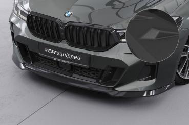 CSR Frontspoiler | Cup-Spoilerlippe mit ABE für BMW 6er (G32) M-Paket CSL669-S strukturiert schwarz matt (keine Lackierung erforderlich)