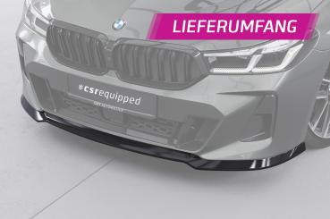 CSR Frontspoiler | Cup-Spoilerlippe mit ABE für BMW 6er (G32) M-Paket CSL669-G Glossy schwarz Hochglanz (keine Lackierung erforderlich)