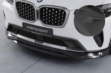 CSR Frontspoiler | Cup-Spoilerlippe mit ABE für BMW X4 (G02) CSL670-L Lackierung erforderlich (unlackiert roh)
