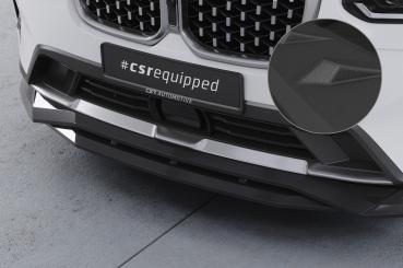 CSR Frontspoiler | Cup-Spoilerlippe mit ABE für BMW X4 (G02) CSL672-S strukturiert schwarz matt (keine Lackierung erforderlich)