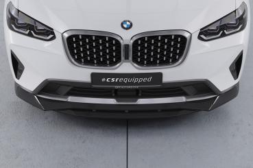 CSR Frontspoiler | Cup-Spoilerlippe mit ABE für BMW X4 (G02) CSL672-C Carbon Look Hochglanz (keine Lackierung erforderlich)