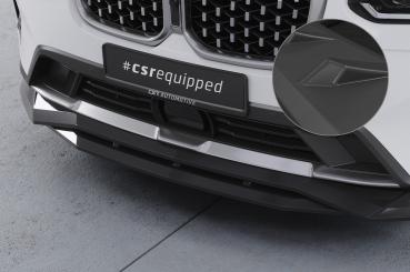 CSR Frontspoiler | Cup-Spoilerlippe mit ABE für BMW X4 (G02) CSL672-L Lackierung erforderlich (unlackiert roh)