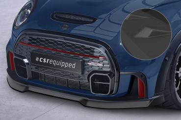 CSR Frontspoiler | Cup-Spoilerlippe mit ABE für Mini F55, F56, F57 JCW-Trim CSL673-S strukturiert schwarz matt (keine Lackierung erforderlich)