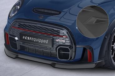 CSR Frontspoiler | Cup-Spoilerlippe mit ABE für Mini F55, F56, F57 JCW-Trim CSL673-L Lackierung erforderlich (unlackiert roh)