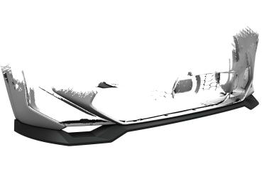 CSR Frontspoiler | Cup-Spoilerlippe mit ABE für BMW X3 (F97) CSL674-C Carbon Look Hochglanz (keine Lackierung erforderlich)