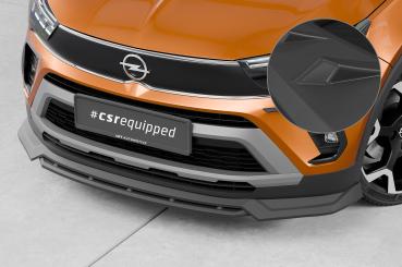 CSR Frontspoiler | Cup-Spoilerlippe mit ABE für Opel Crossland CSL675-L Lackierung erforderlich (unlackiert roh)